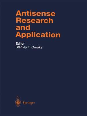 cover image of Antisense Research and Application
